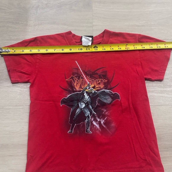Vintage Star Wars Red Graphic T-Shirt size youth xs (4-5) - Picture 7 of 8